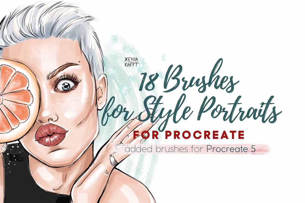 18 Brushes for style Portraits