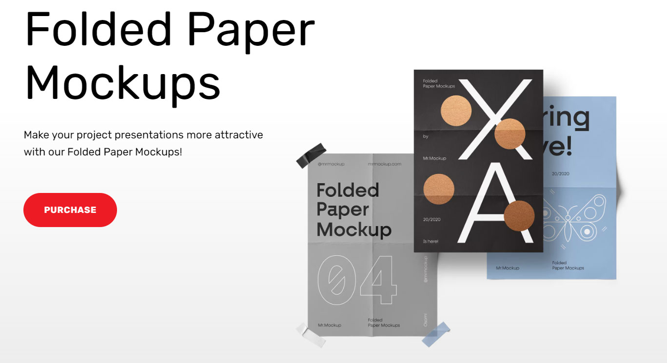 Folded-Paper-Mockups