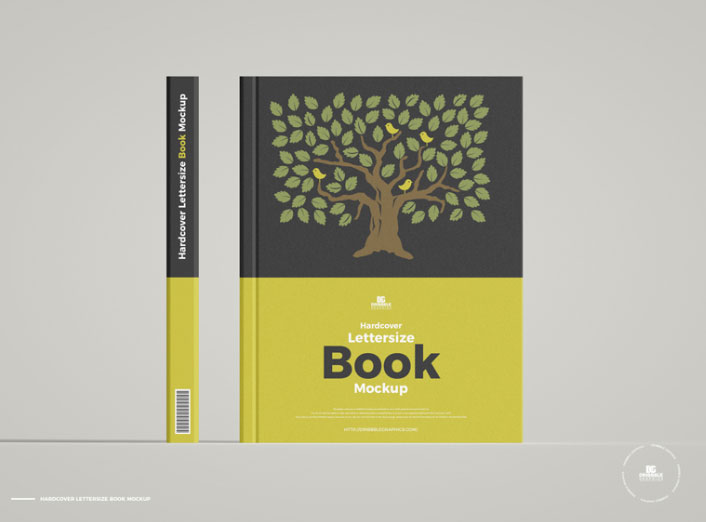 Free-Hardcover-Lettersize-Book-Mockup-Dribbble-Graphics