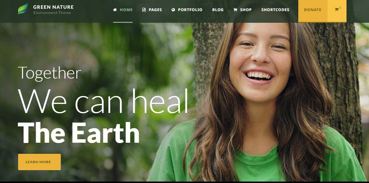 Green-Nature-Environmental-Nonprofit-WordPress-theme