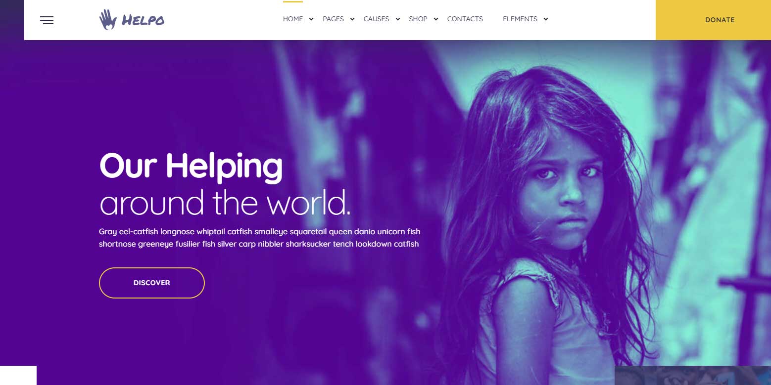 Helpo- WordPress theme