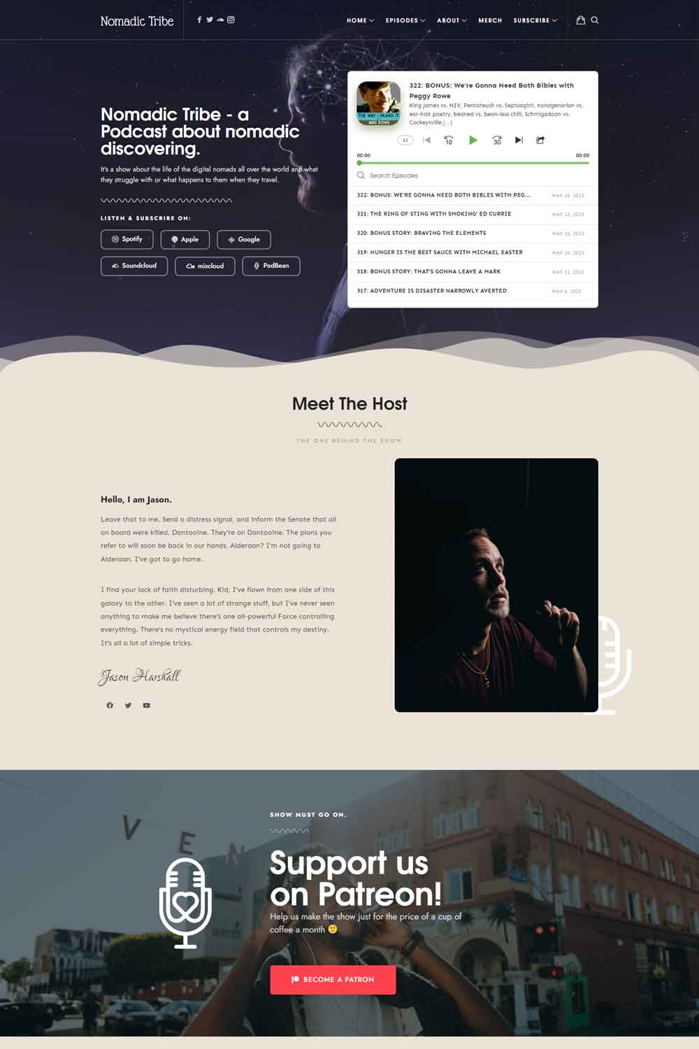 Episody - Podcast Audio WordPress Theme 