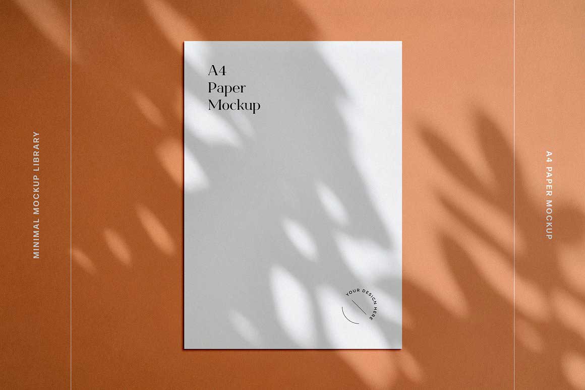 Minimal-A4-Paper-Mockup