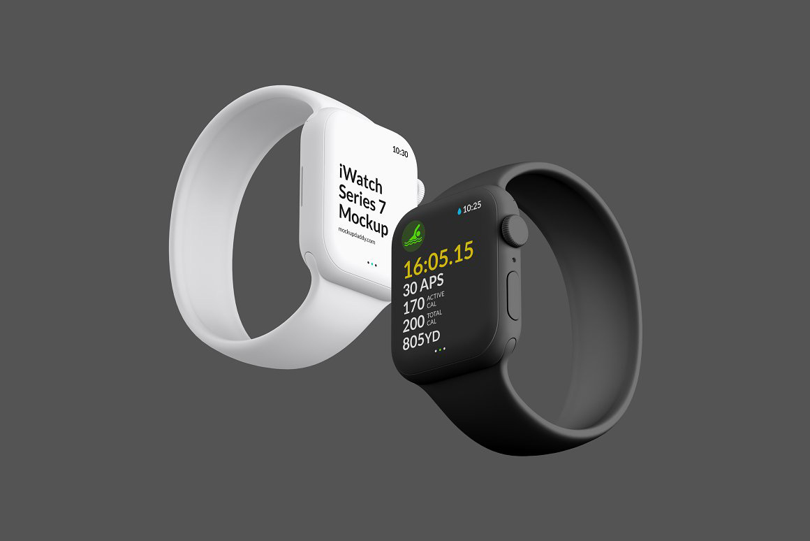  Apple iWatch Clay Mockup