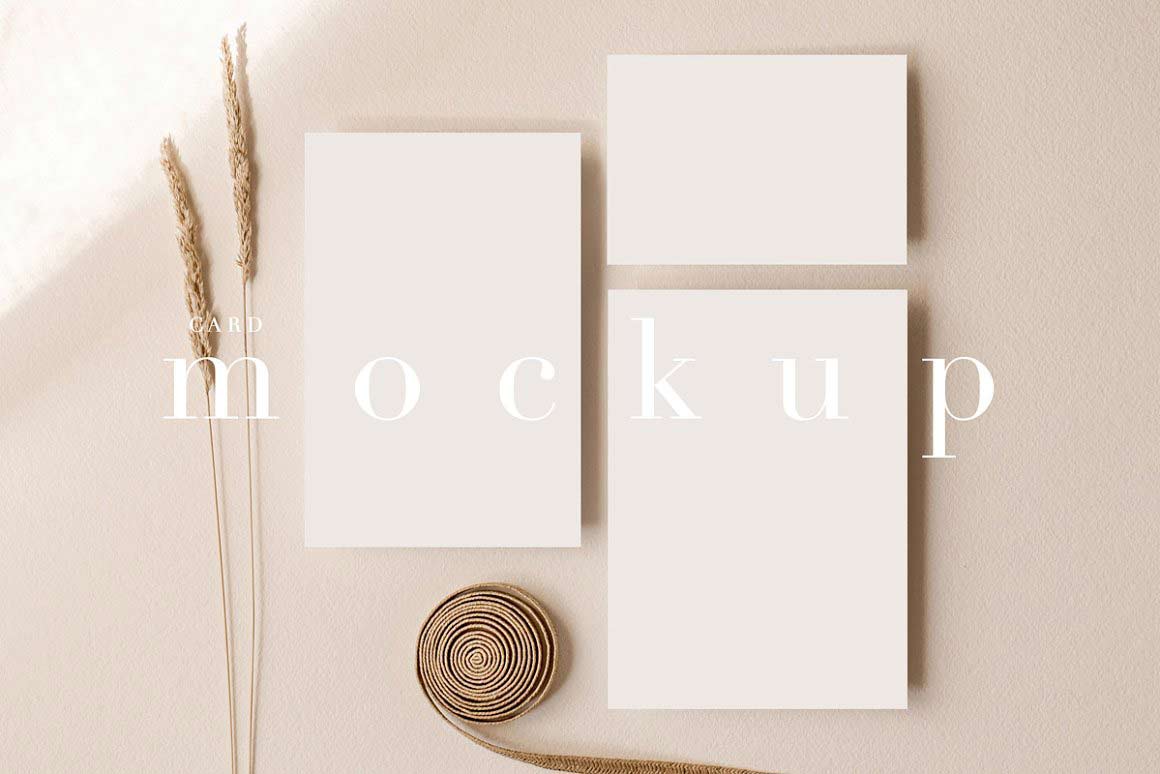 wedding invitation mockups