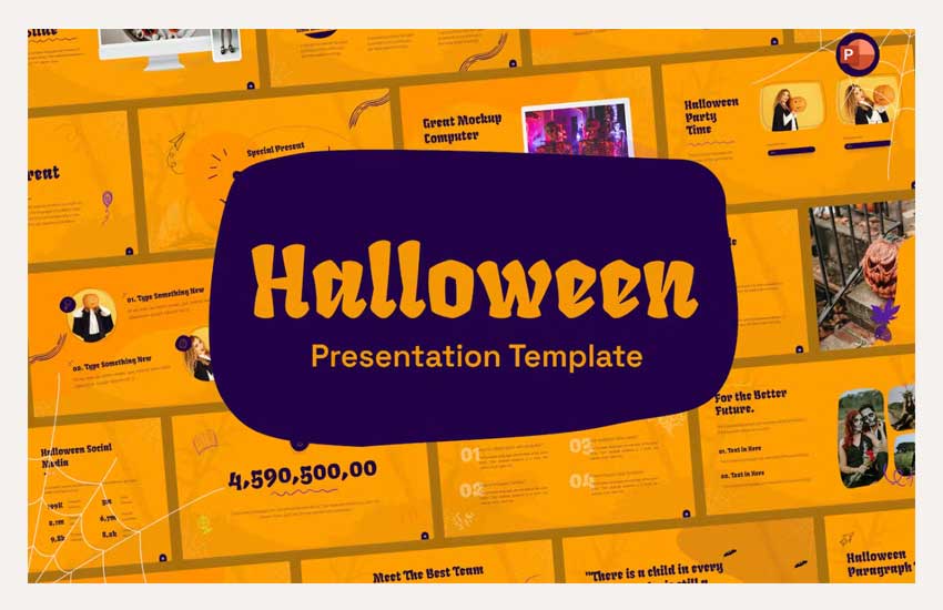Halloween Creative PowerPoint Template
