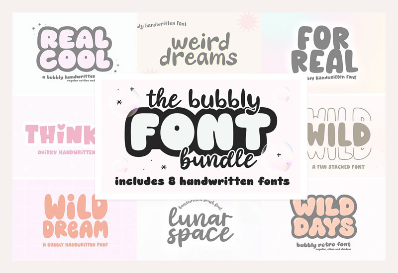 bubble font free download mac