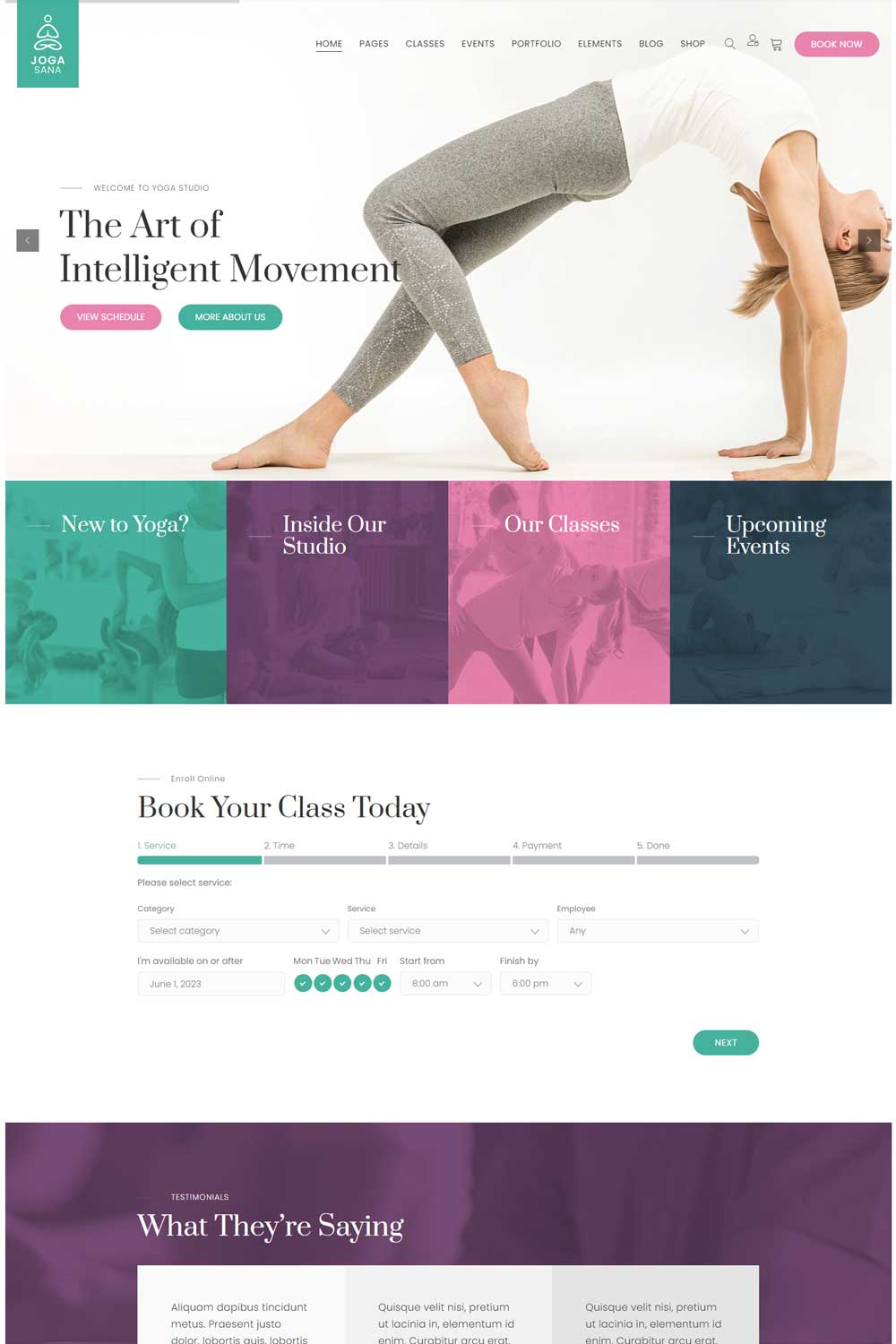 Jogasana - Yoga Oriented WordPress Theme
