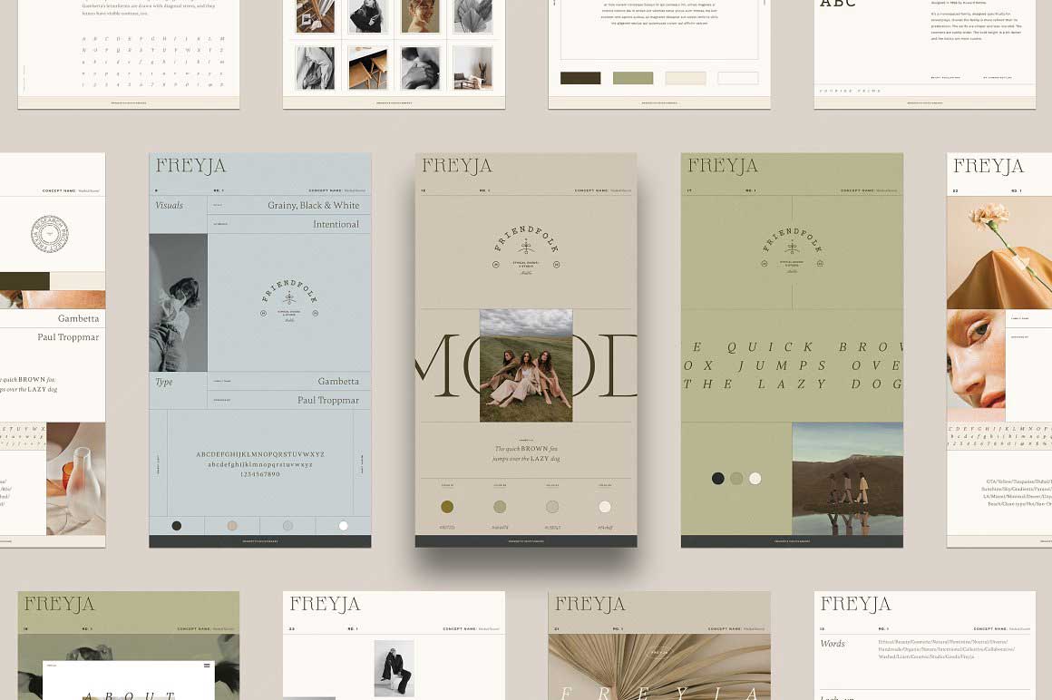 Freyja | Brand Board Kit 