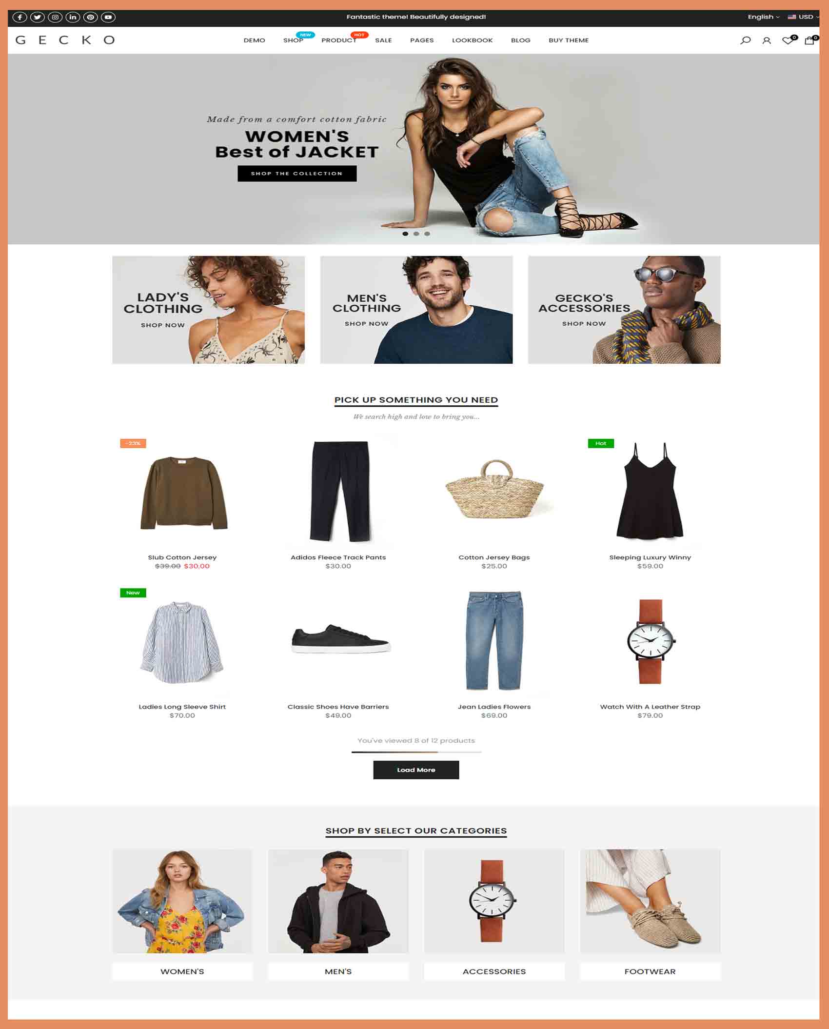 Gecko 6.0 Responsive Shopify Theme - RTL support 