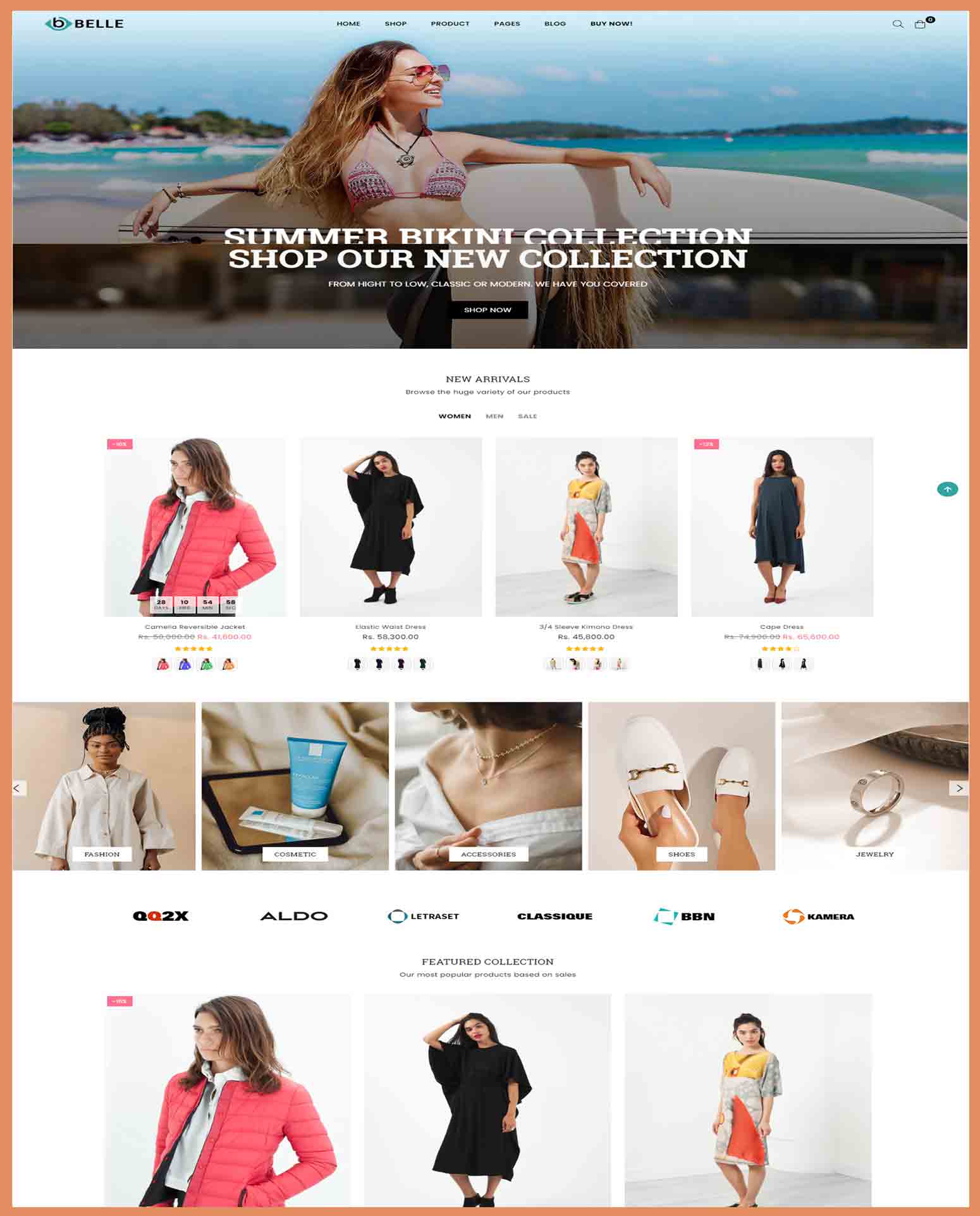 Belle Clothing and Fashion Shopify Theme OS 2.0