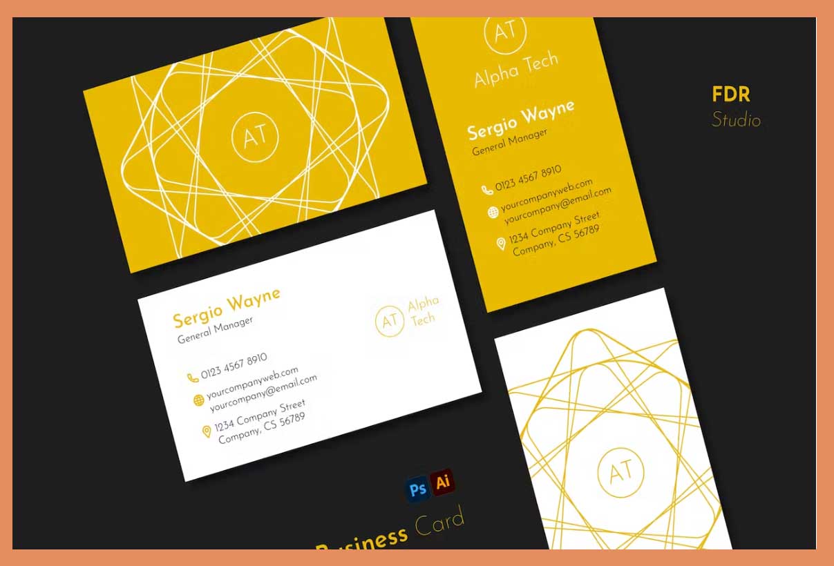 Business Card Graphic Templates 