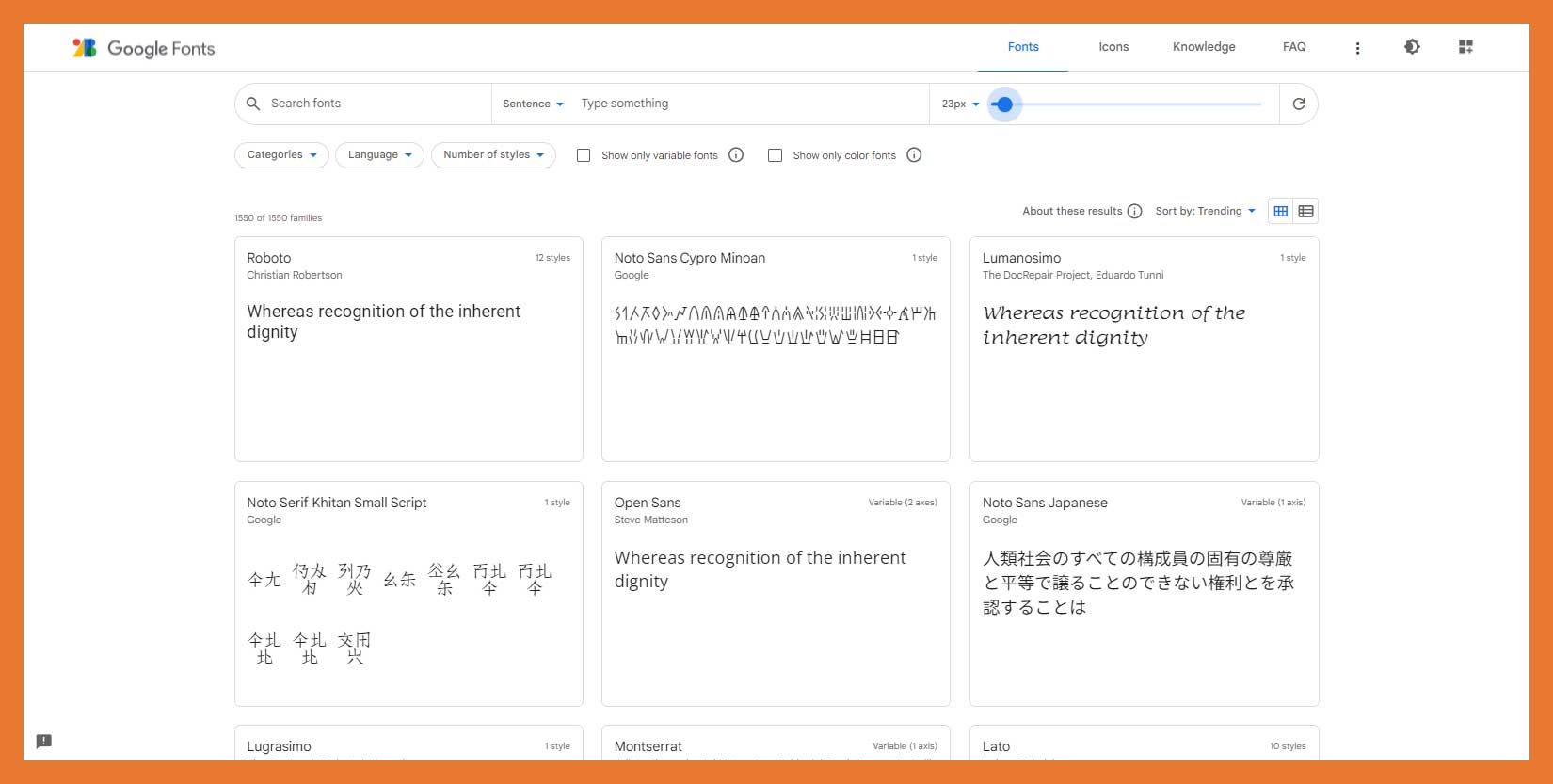 Google Fonts Free To Use Platform For Digital Fonts