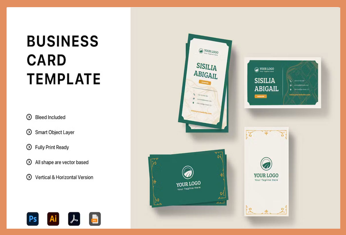 Business Card Design Template