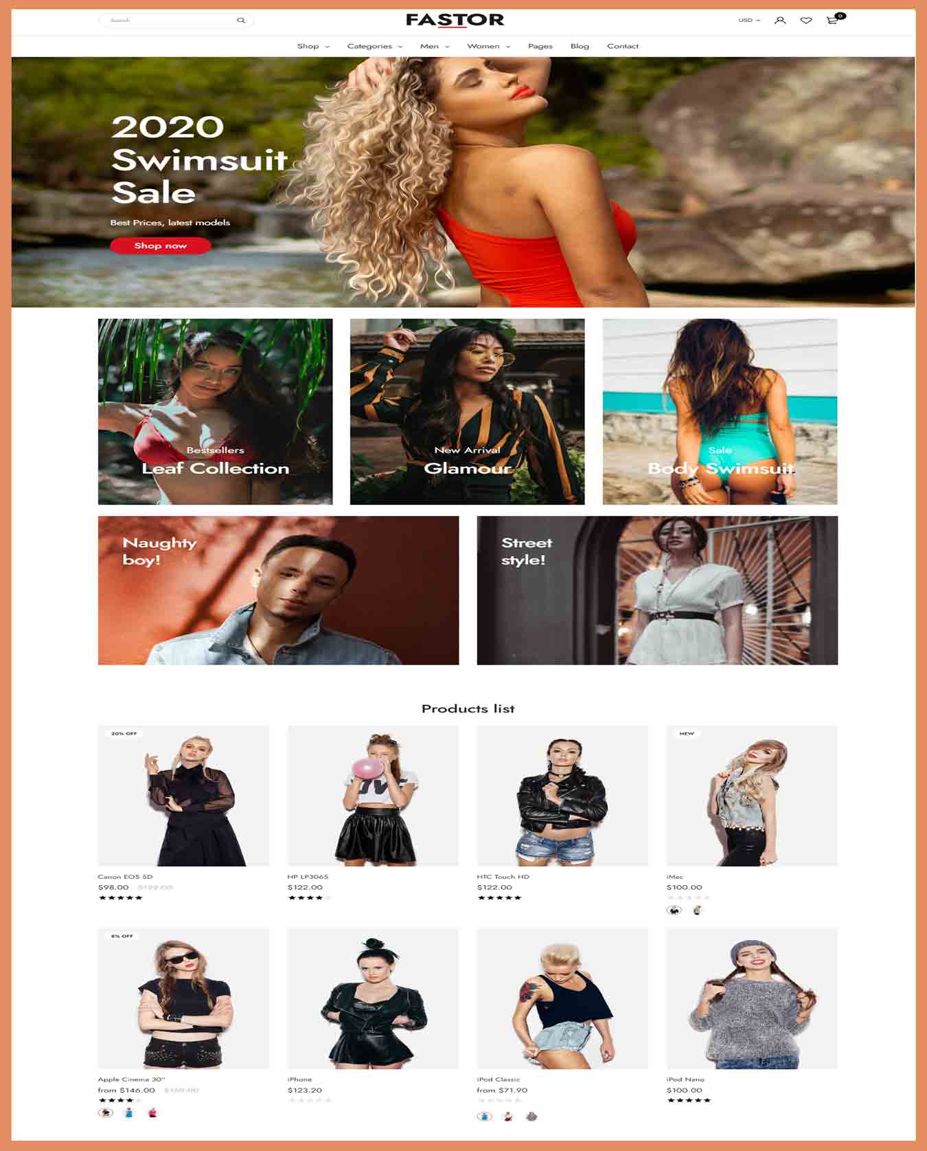 Fastor Multipurpose Shopify Sections Themes 