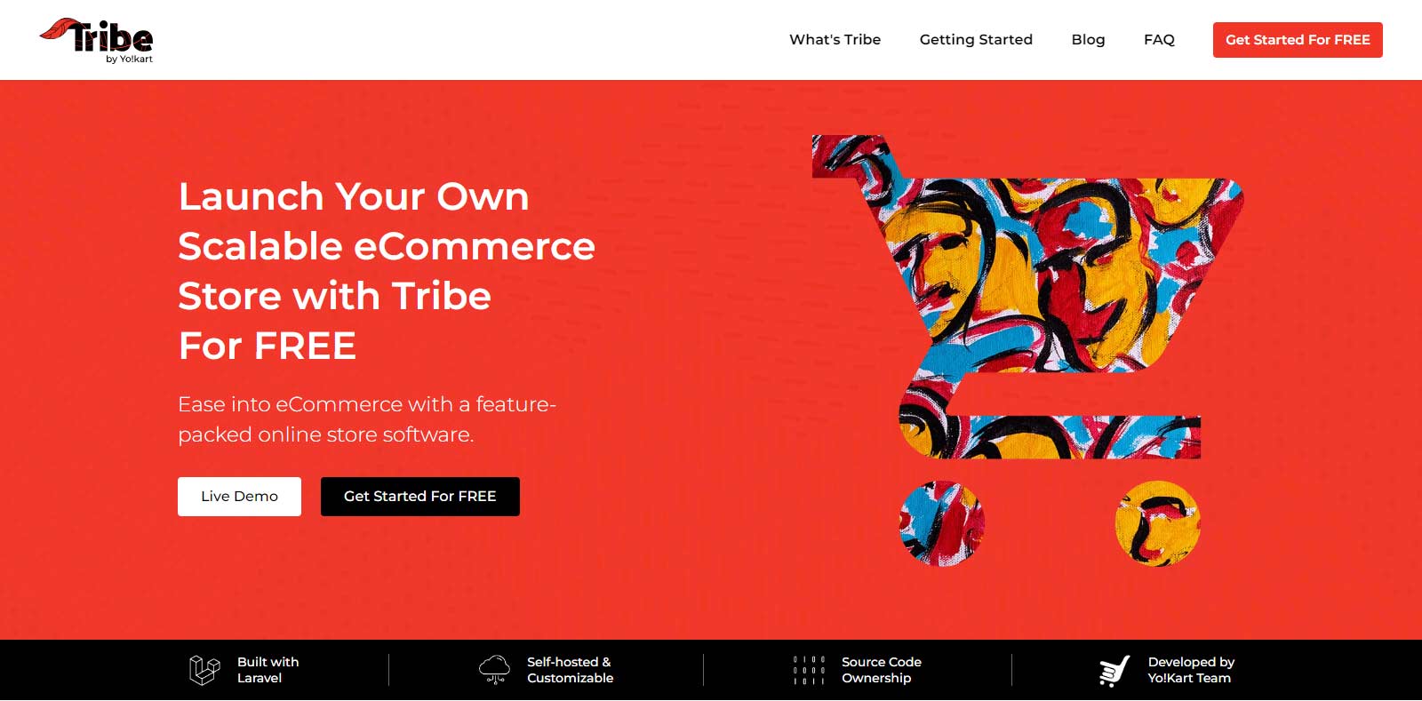 Tribe online website maker