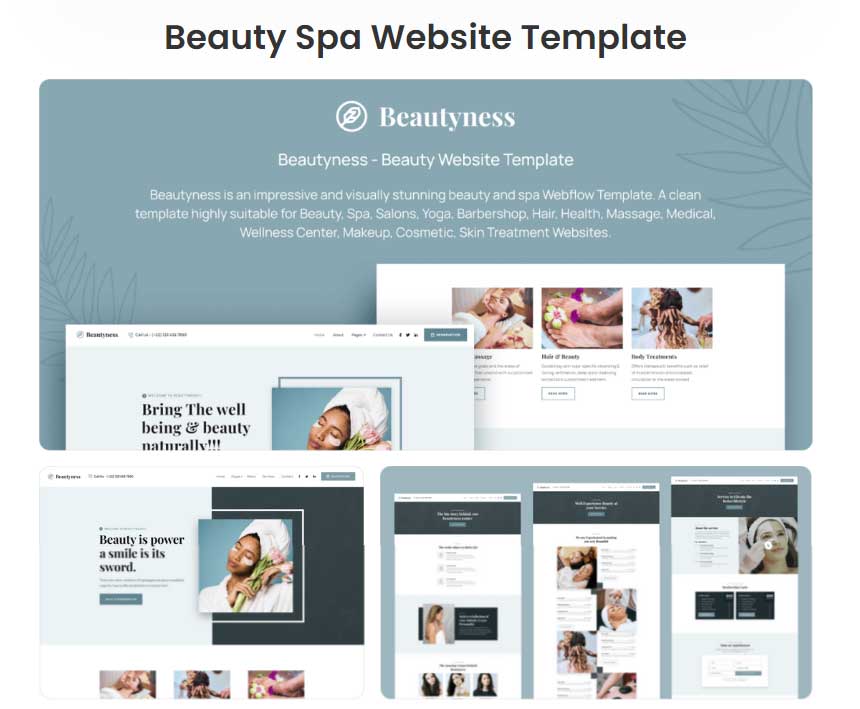 Beauty Spa Website Template 