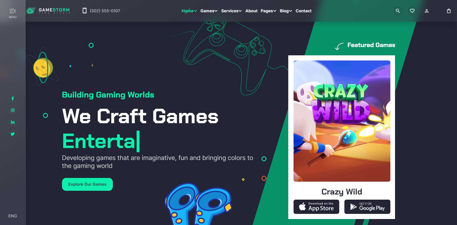 Gamestorm - Gaming Studio HTML Template