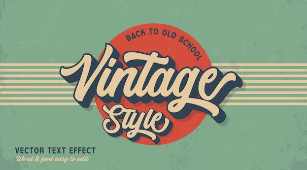 vintage illustration style